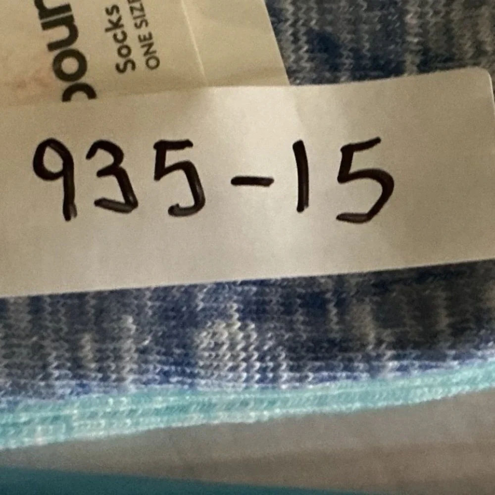 Nordstrom Rack Abound‎ Ruffle Trim Crew Socks Blue Europe One Size NWT